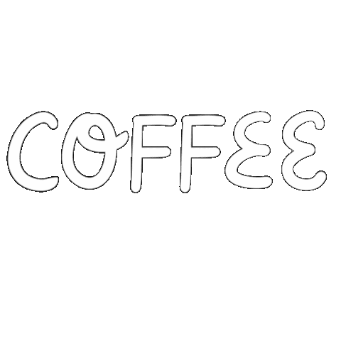 Illustration Coffee Sticker