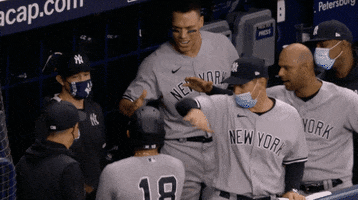Ny Yankees Celebration GIF by Jomboy Media