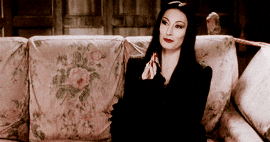 happy the addams family GIF