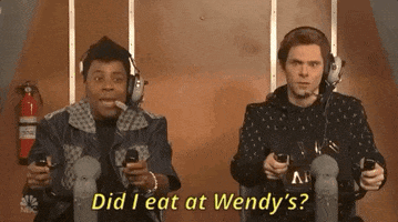 kenan thompson did i eat at wendys GIF by Saturday Night Live