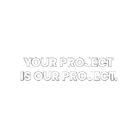 Your Project Is Our Project Sticker by Dibbits Landscape Supply