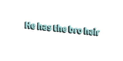 Hair Bro Sticker by Wallitah