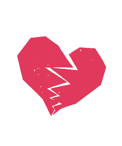 Break Up Heart Sticker by The Interrupters