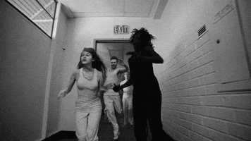 black and white running GIF by Epitaph Records