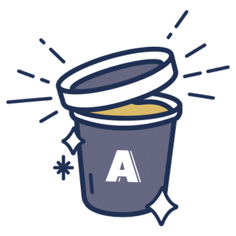 Ampersand Ice Cream Sticker