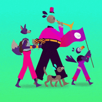 Happy Marching Band GIF by Andres Moncayo