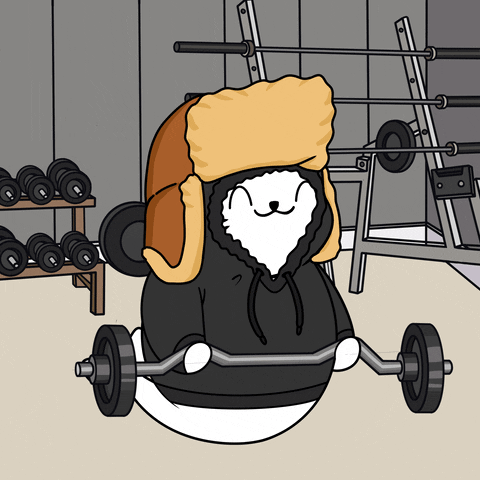 Happy Work Out GIF by Sappy Seals Community