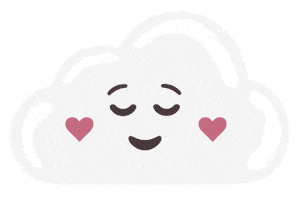 Good Night Hearts Sticker by So Good So You