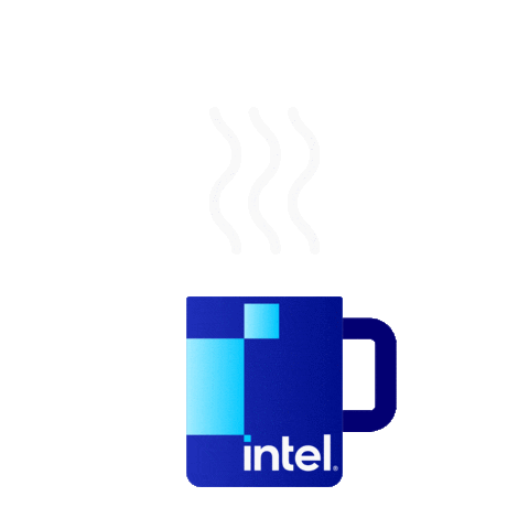 Coffee Morning Sticker by Intel