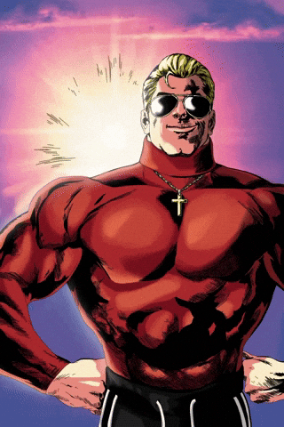 Super Man Star GIF