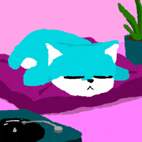 Sleep Kitty GIF by Dojubo