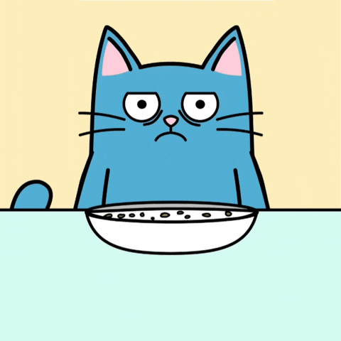 Blue Cat Nopecat GIF