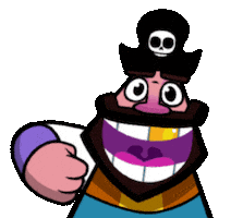 Clash Royale King Sticker