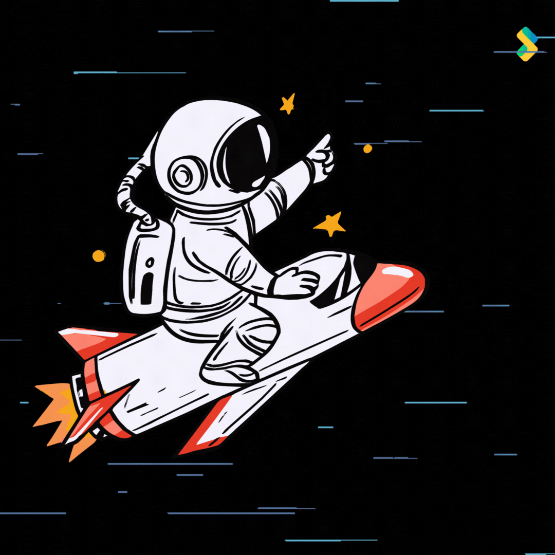 Outer Space Travel GIF by Bombay Softwares