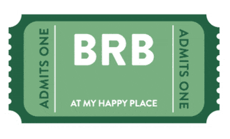 Brb Happyplace GIF by FYHP