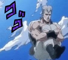 Jumping Stardust Crusaders GIF