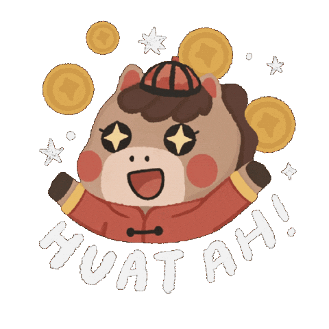 Chinese New Year Horse Sticker by christellesayshi