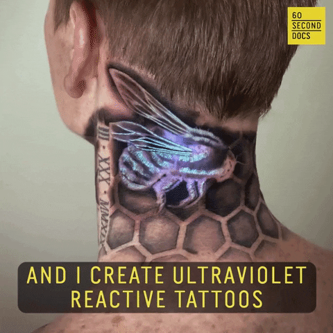 Tattoo Artist Wow GIF by 60 Second Docs