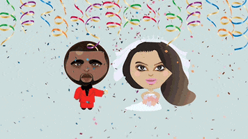 Kim Kardashian Wedding GIF