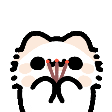 新年快樂 拜拜 Sticker by MYAOWL