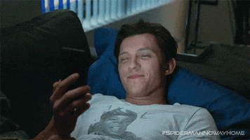 Facetime Laughing GIF by Spider-Man