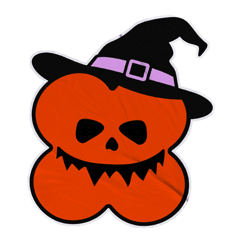 Jack O Lantern Halloween Sticker by thisandco