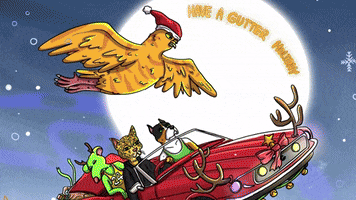 Happy Holidays Holiday Sweaters GIF by Gutter Cat Gang
