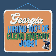 Georgia hiring 100s of clean energy jobs