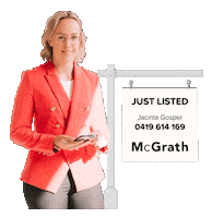 Jacinta Gosper - McGrath Orange Sticker