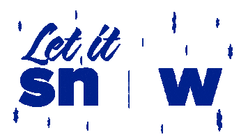 Let It Snow Fun Sticker by WHAScrusade