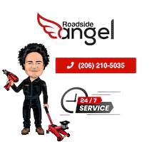 Roadside Angel Sticker