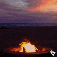 Fire Beach GIF by University of Phoenix