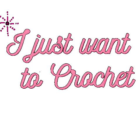 Just Do It Crochet Sticker