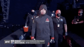 Walk Out Robert Whittaker GIF by UFC