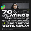 70% of Latinos say Climate Change affects their communities