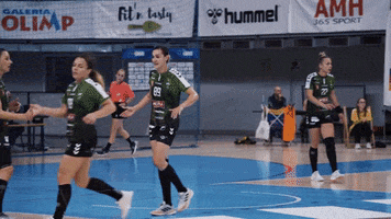 MKSLublin sport lets go handball five GIF