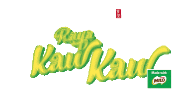 Raya Milo Sticker by Gong cha Malaysia