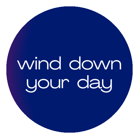 Relax Wind Down Sticker by Driftwell