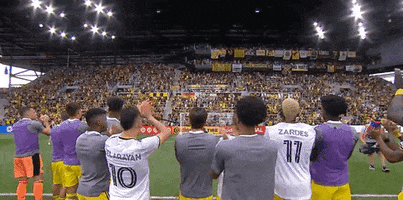 Applaud Columbus Crew GIF by Major League Soccer