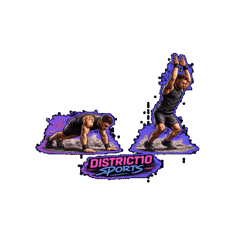 Burpee Sticker by district10sports