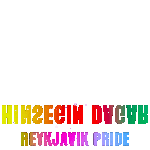 Gay Pride Sticker by Hinsegin Dagar