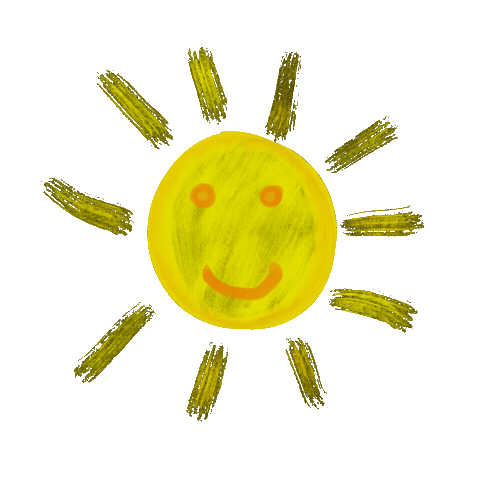 Good Morning Sun Sticker by Raul Valiente