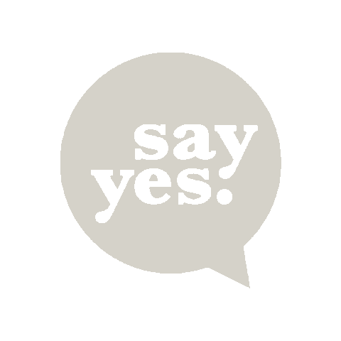 Say Yes Sticker