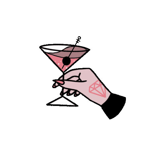 Tattoo Martini Sticker