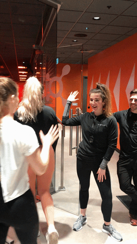 high five fitness GIF by HQhair