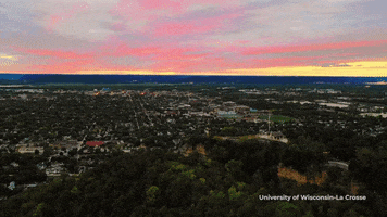 Sunset Wisconsin GIF by UW-La Crosse