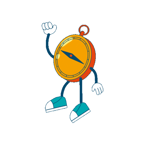 Compass Sticker by famchamps