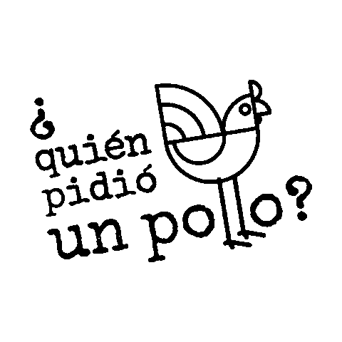 Negro Vueltas Sticker by Un Pollo Doral