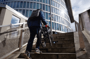 stairs going up GIF by DAHON Bikes