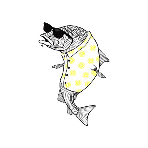 Dance Fish Sticker by Lakor Soulwear